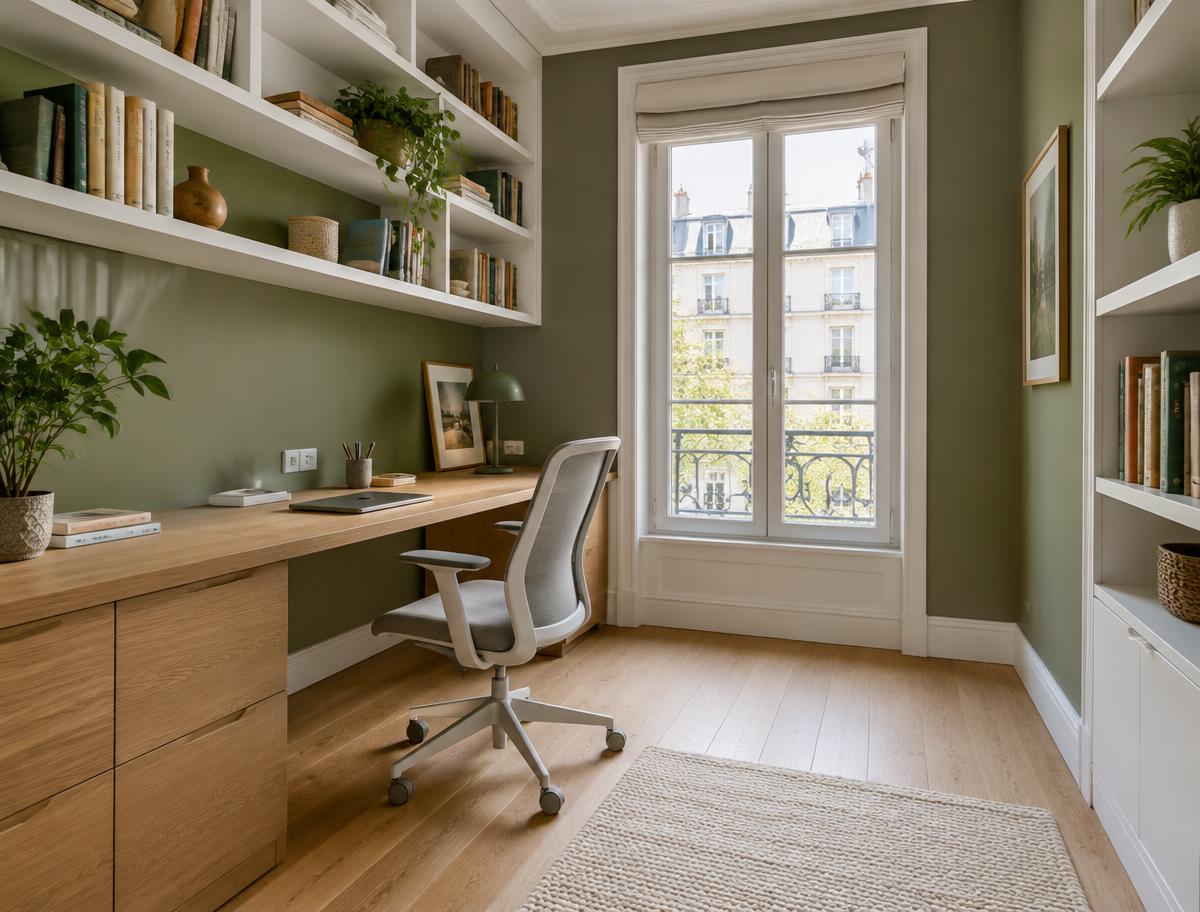 Illustration générée par IA : Bureau